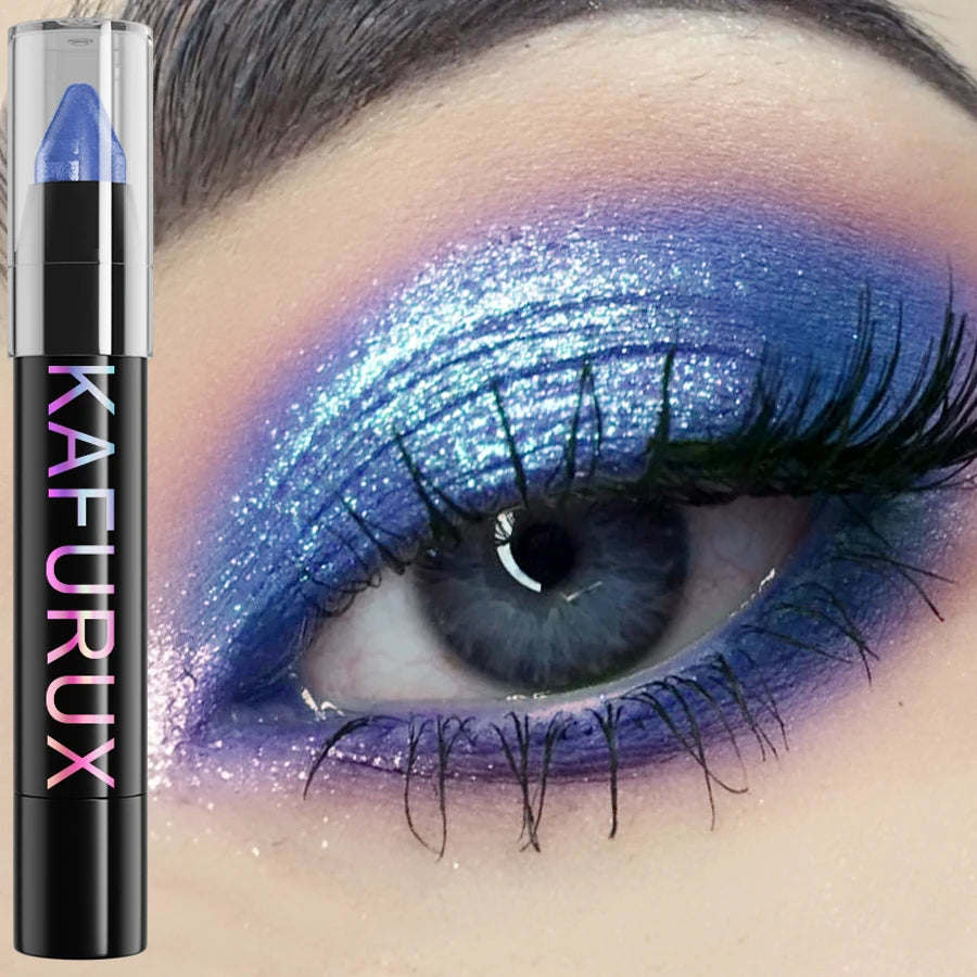 🌈✨ 24-in-1-Lidschatten mit Perlglanzeffekt und Eyeliner-Stift 💫 – Ihr All-in-One-Zauberstab für die Augen!