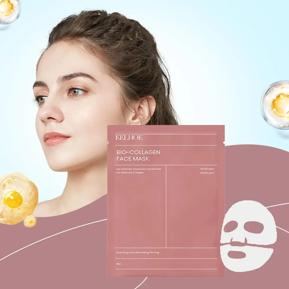 🤍 White Collagen Face Mask – Wrinkle Fade, Deep Hydration & Skin Firming