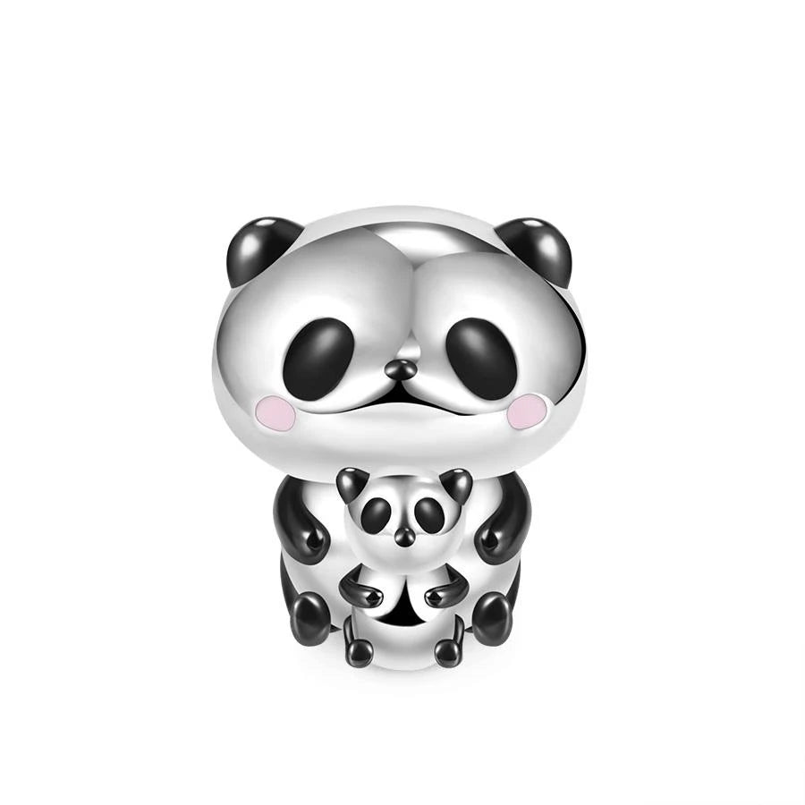 ✨ 925 Silver Steampunk Charms – 🐼 Panda Bear | Pandora-Style Bracelet Compatible