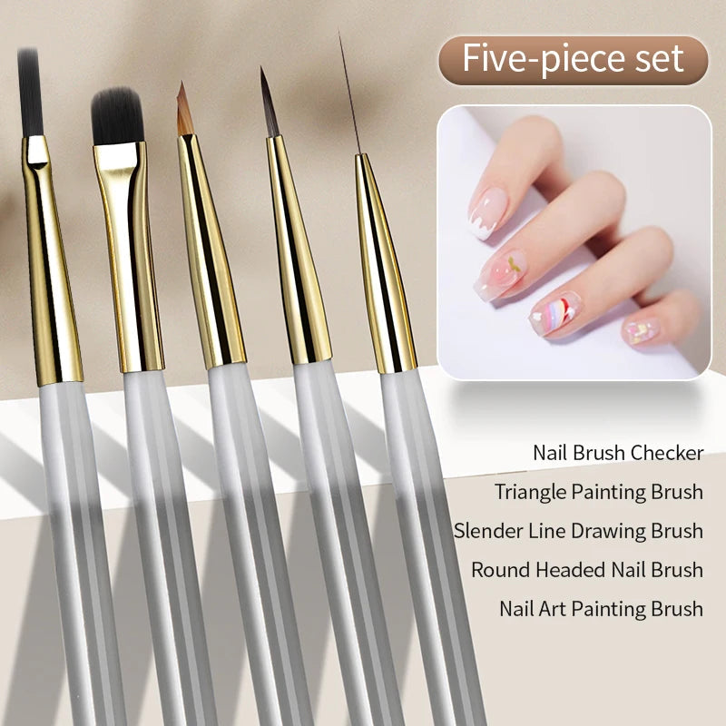 💅 Nail Art Brush Checker | Nail Drawing & Painting Line Brush ✨🎨 RS NAIL Official Store