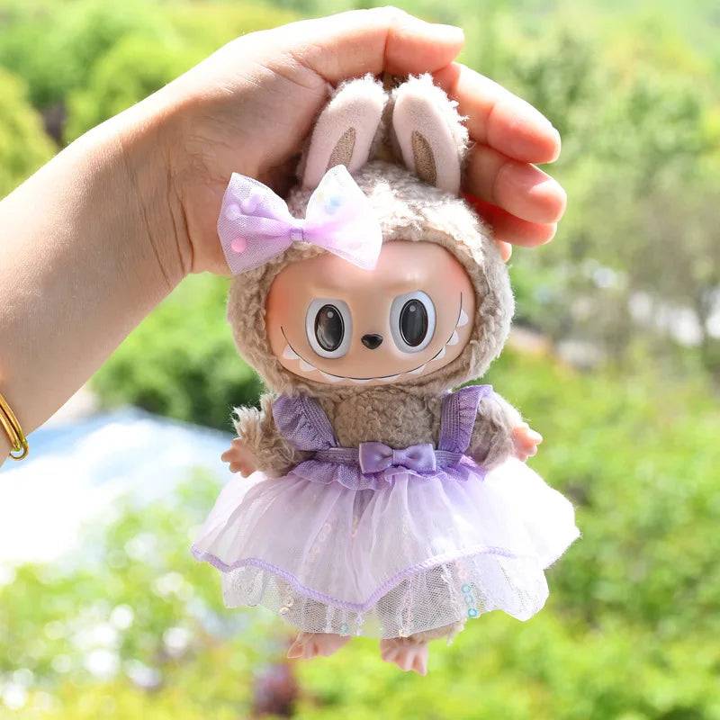 Labubu Spring Summer Dress – Fashion Clothes for 17cm Labubu Dolls