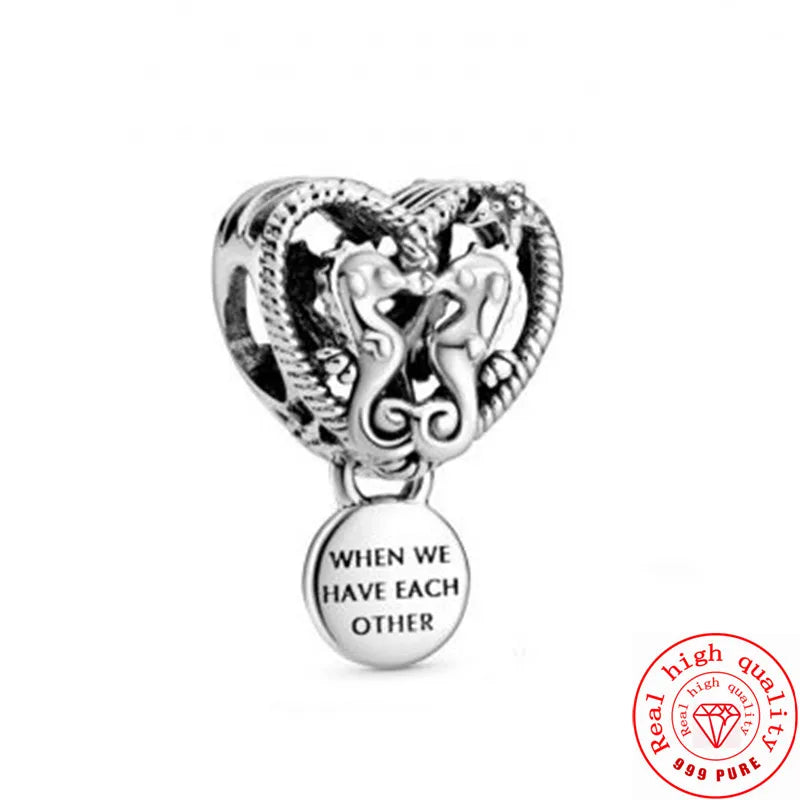 ✨ 925 Sterling Silver Ocean Charms – 🌙 Moon, ⭐ Star, ☀️ Sun & 💧 Blue Beads | Pandora-Style Bracelet Compatible