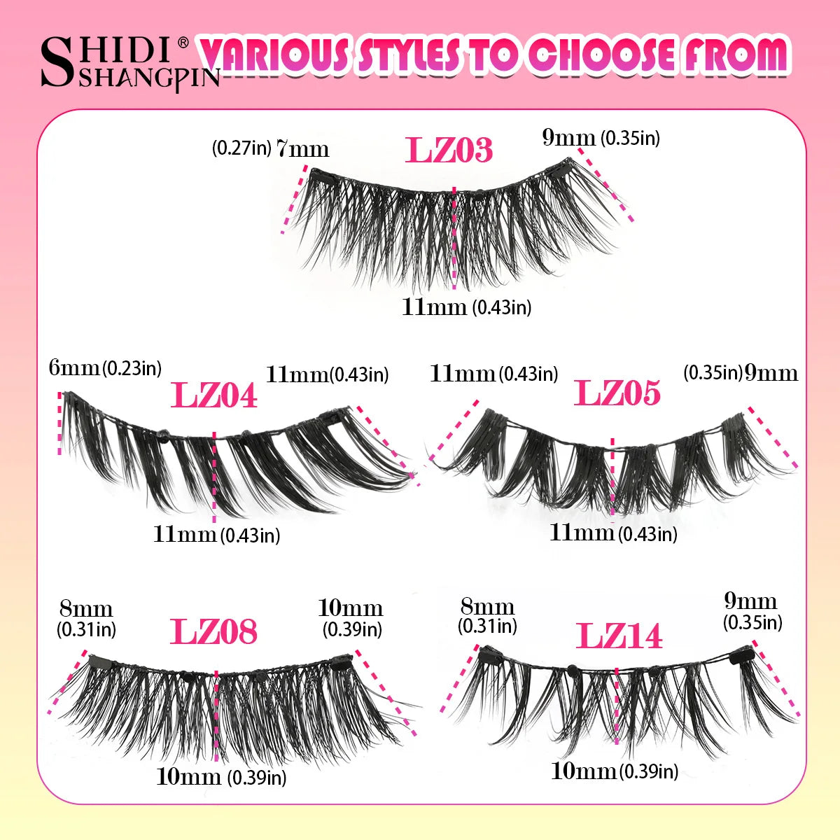 Reusable Magnetic Eyelashes – 1 Pair Natural Curly & Fluffy Lashes with Tweezer, No Glue Needed