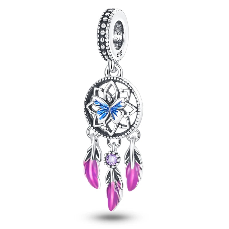 ✨ 925 Silver Ocean Charms – 🐙 Octopus, 🐢 Sea Turtle, 🐬 Dolphin & 💧 Blue Zircon | Pandora-Style Bracelet Compatible