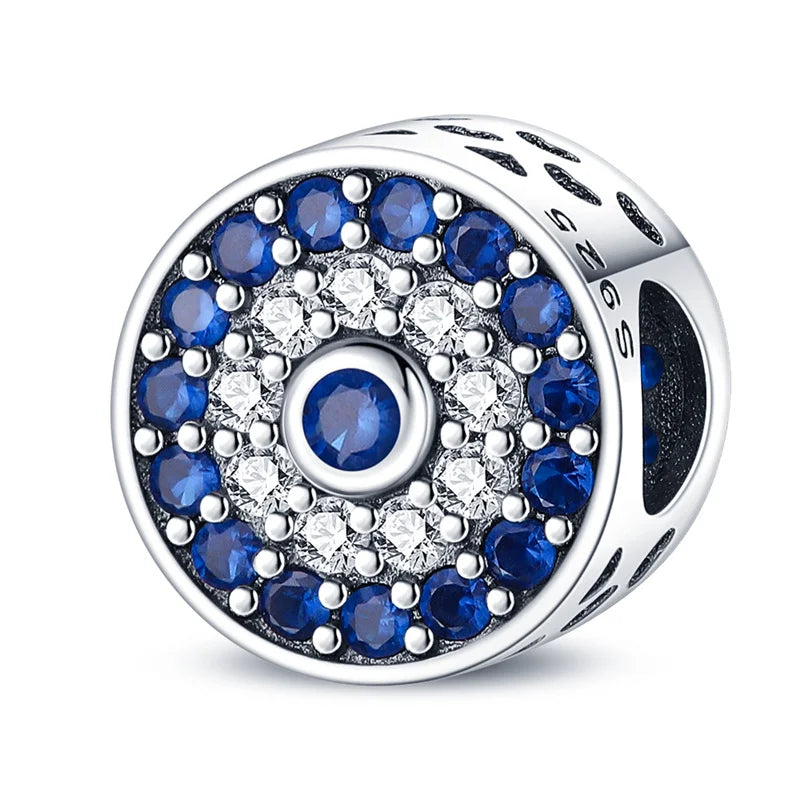 ✨ 925 Silver Ocean Charms – 🐙 Octopus, 🐢 Sea Turtle, 🐬 Dolphin & 💧 Blue Zircon | Pandora-Style Bracelet Compatible