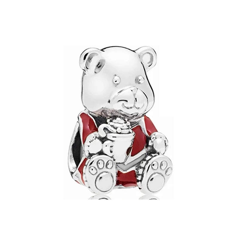 ✨ 925 Silver Steampunk Charms – 🐼 Panda Bear | Pandora-Style Bracelet Compatible