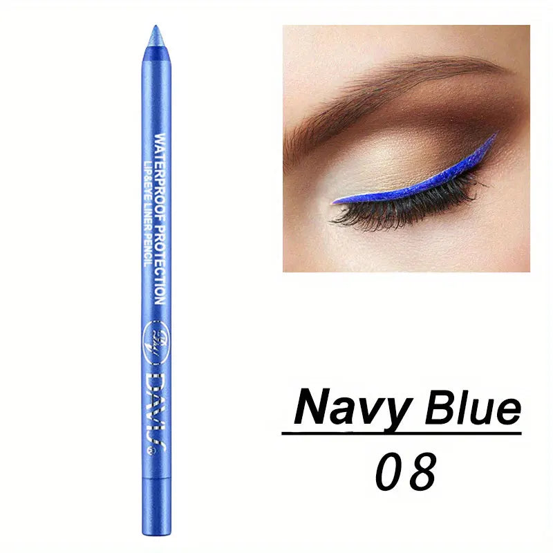 🌈 Wischfester Eyeliner mit hohem Glanz ✨ Wasserfest und kräftige Farben, die den ganzen Tag halten!