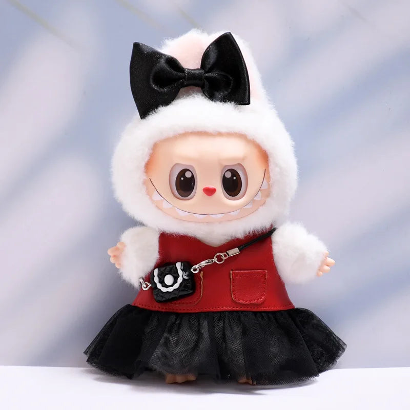 Labubu Spring Summer Dress – Fashion Clothes for 17cm Labubu Dolls