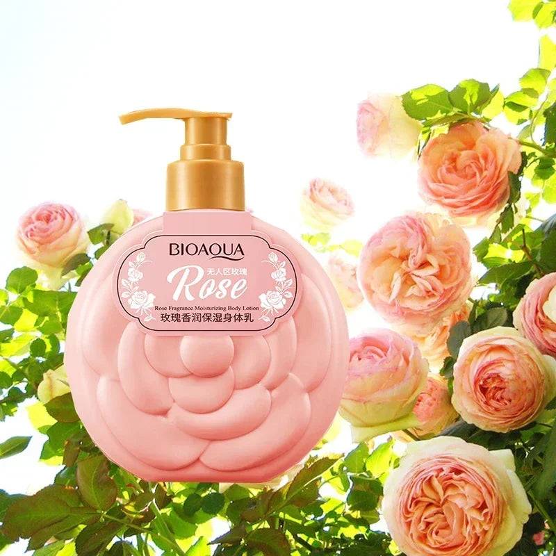 🌹✨ Rose Fragrance Moisturizing Body Lotion 💧🌸 Brighten & Refresh Your Skin