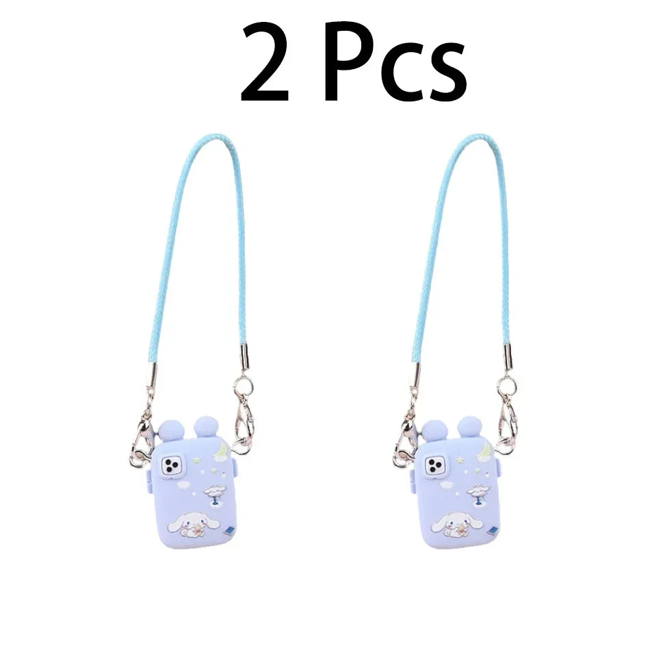 Cartoon Camera & Phone Bag Accessory – For Labubu / Crybaby Dolls | Plush Pendant Gift