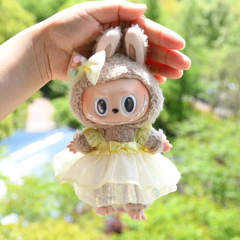 Labubu Spring Summer Dress – Fashion Clothes for 17cm Labubu Dolls