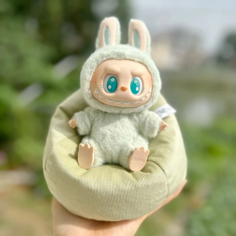 Mini Sofa Bed for Labubu Doll – Cute V1/V2/V3 Plush Accessory & Gift