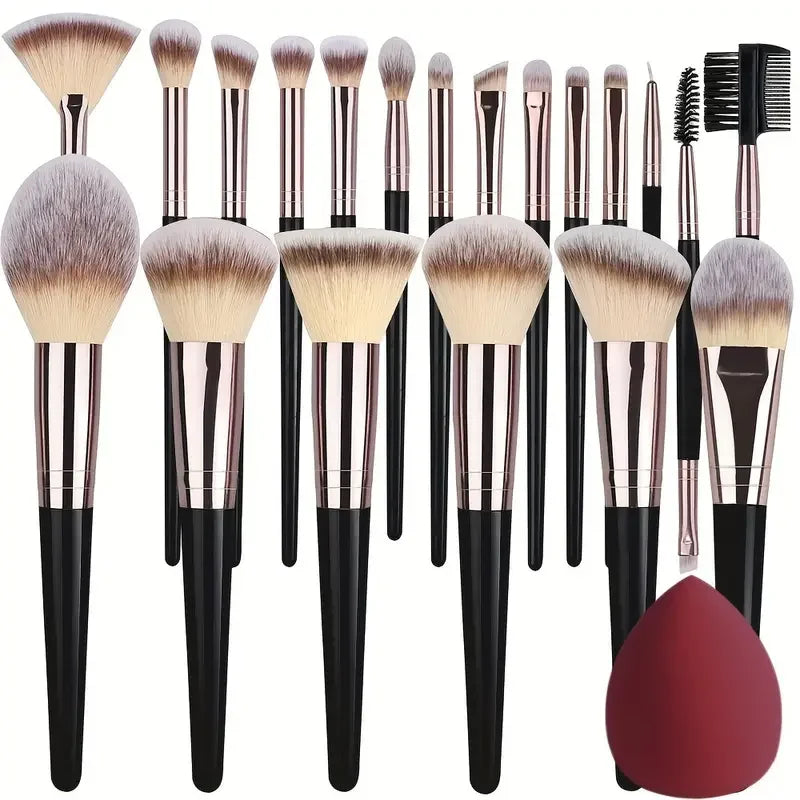 💄✨ Professional 3/20PCS Makeup Brushes Set – Soft & Fluffy Beauty Tools