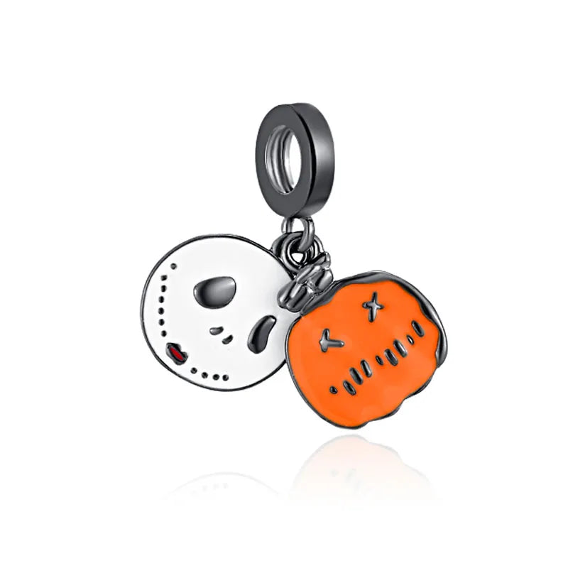 ✨ 925 Silver Halloween Charms – Pumpkin, Witch, Doll, Bone, Mummy & Candy | Pandora-Style Bracelet Compatible