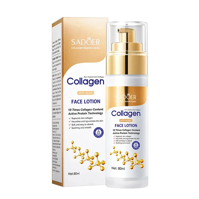 🧴 Collagen Facial Serum – Moisturizing Face Lotion 💧 Oil Control & Hydration Boost ✨ SADOER SkinCare Store