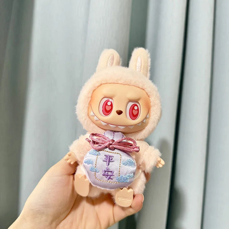 Labubu 17cm Kawaii Plush Doll Outfit – Kpop EXO Pumpkin Set Accessories
