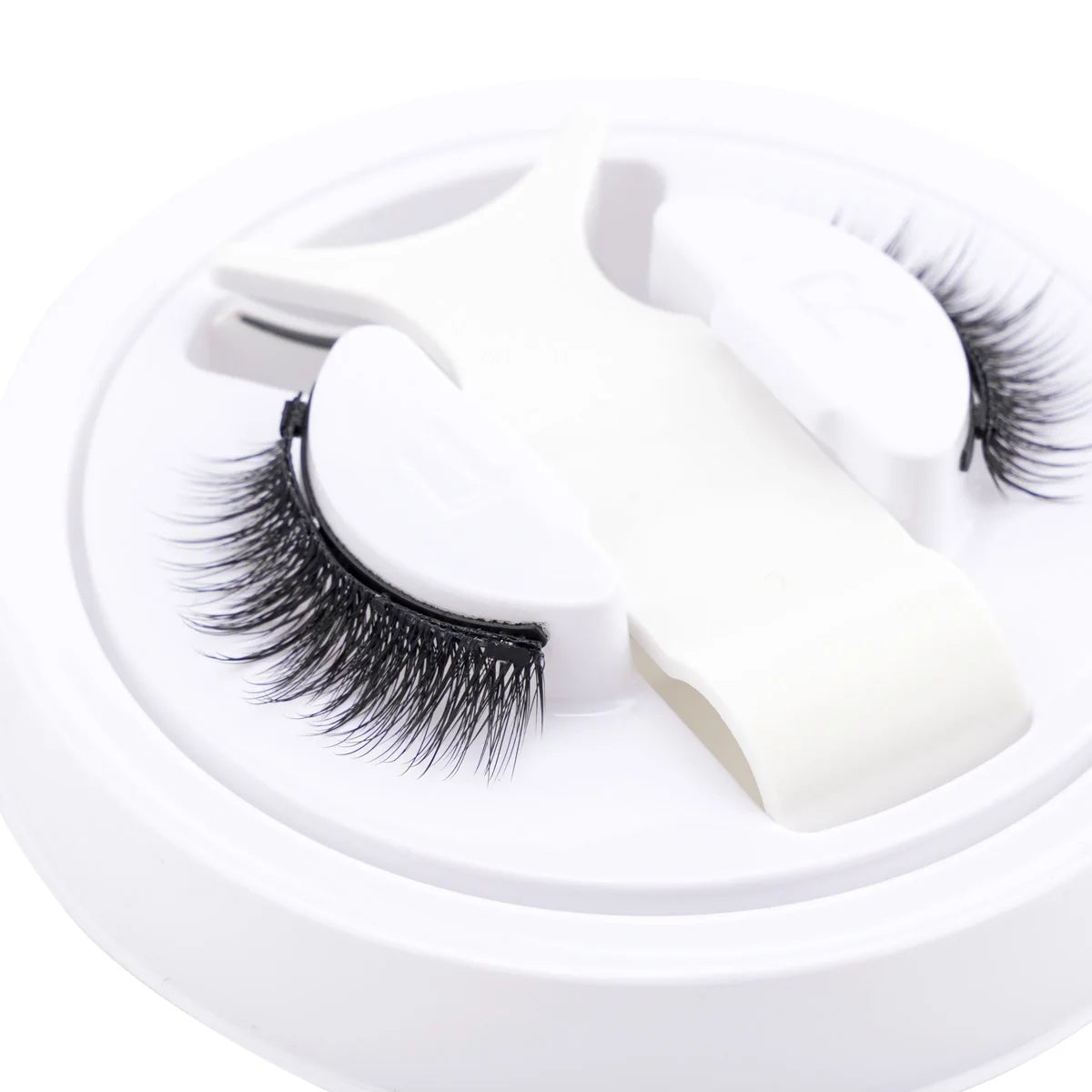 Handmade Fluffy Faux Mink Magnetic Eyelashes & Tweezer Set – Reusable Natural False Lashes