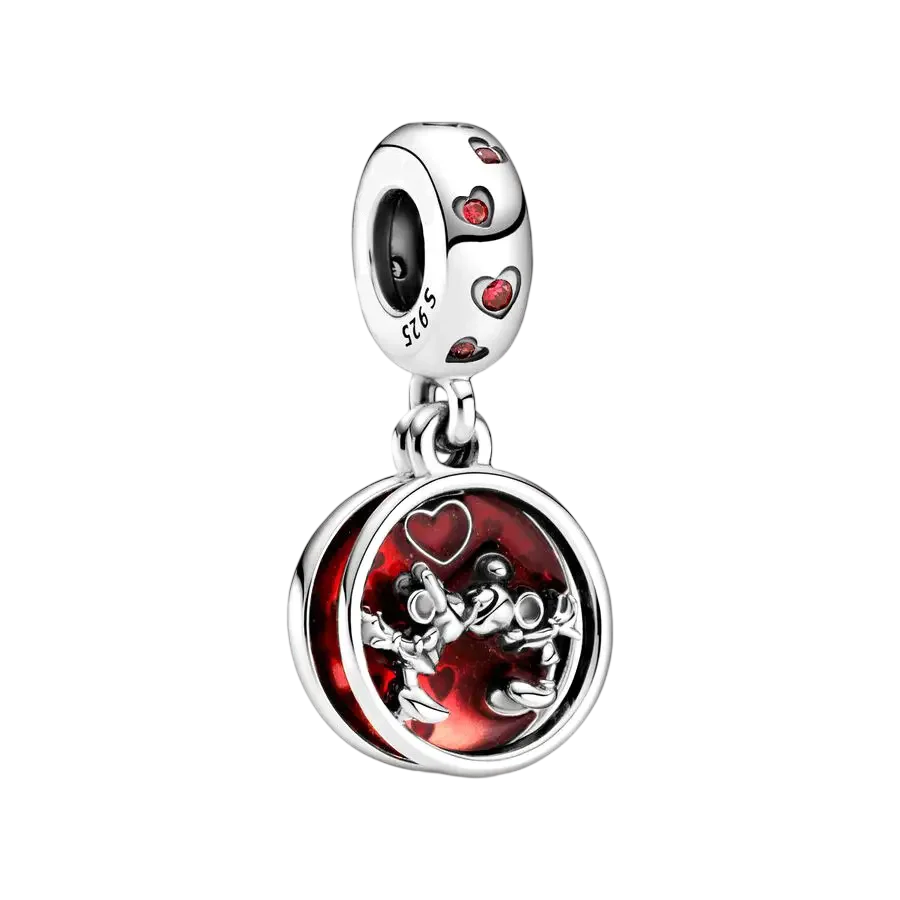 ✨ Miniso Disney Charms – Mickey, Minnie, Marie Cat & Stitch | Pandora-Style Bracelet Compatible
