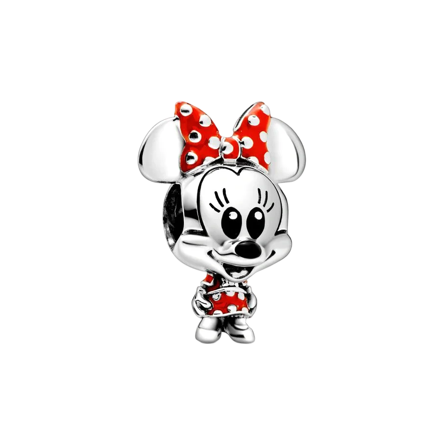 ✨ Miniso Disney Charms – Mickey, Minnie, Marie Cat & Stitch | Pandora-Style Bracelet Compatible