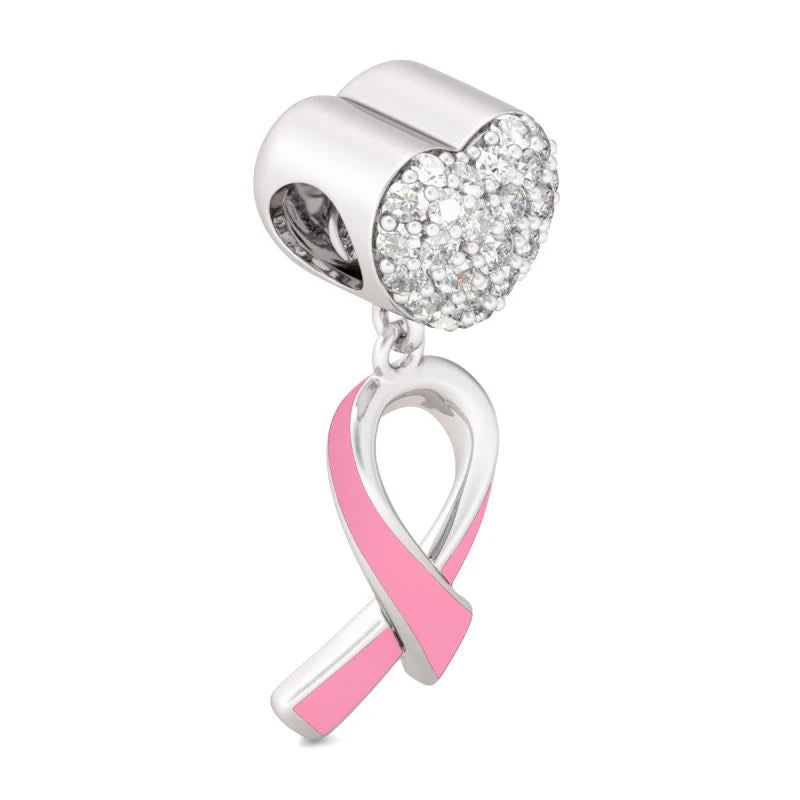 ✨ 925 Silver DIY Charms – 🎈 Hot Air Balloon, 💖 Mother & Daughter Hearts, 💗 Pink Murano Glass | Pandora-Style Bracelet Compatible