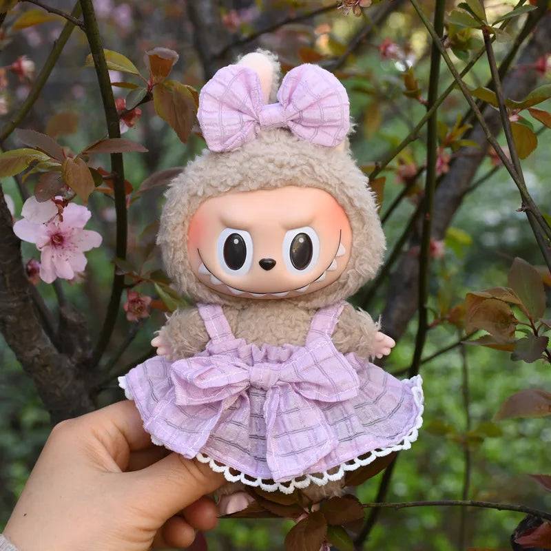 Labubu Spring Summer Dress – Fashion Clothes for 17cm Labubu Dolls
