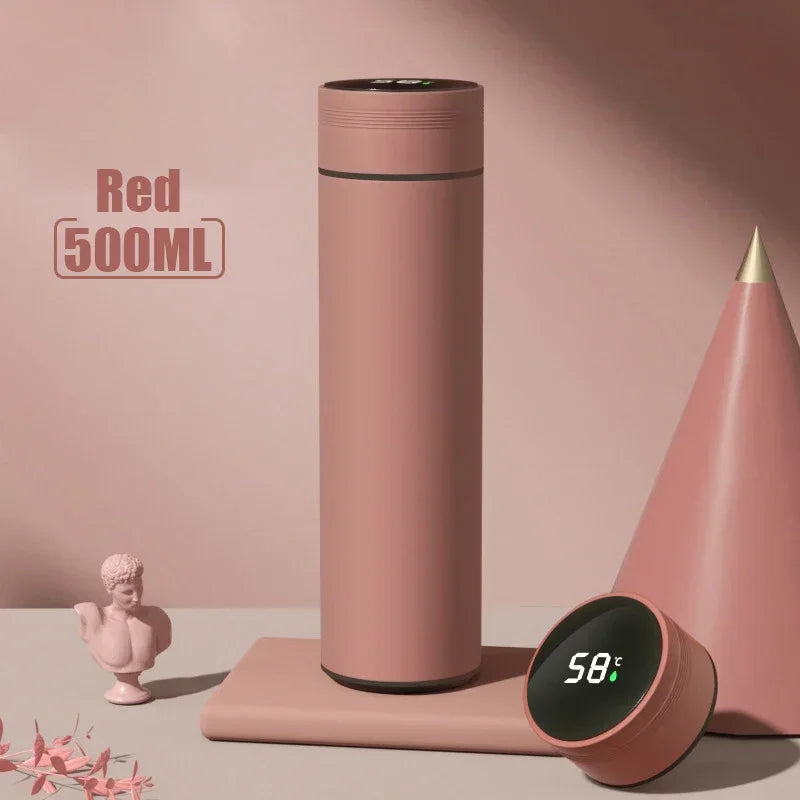 🧊 500ML Smart Temperature Display Thermos Bottle – Premium Stainless Steel Vacuum Insulated Flask