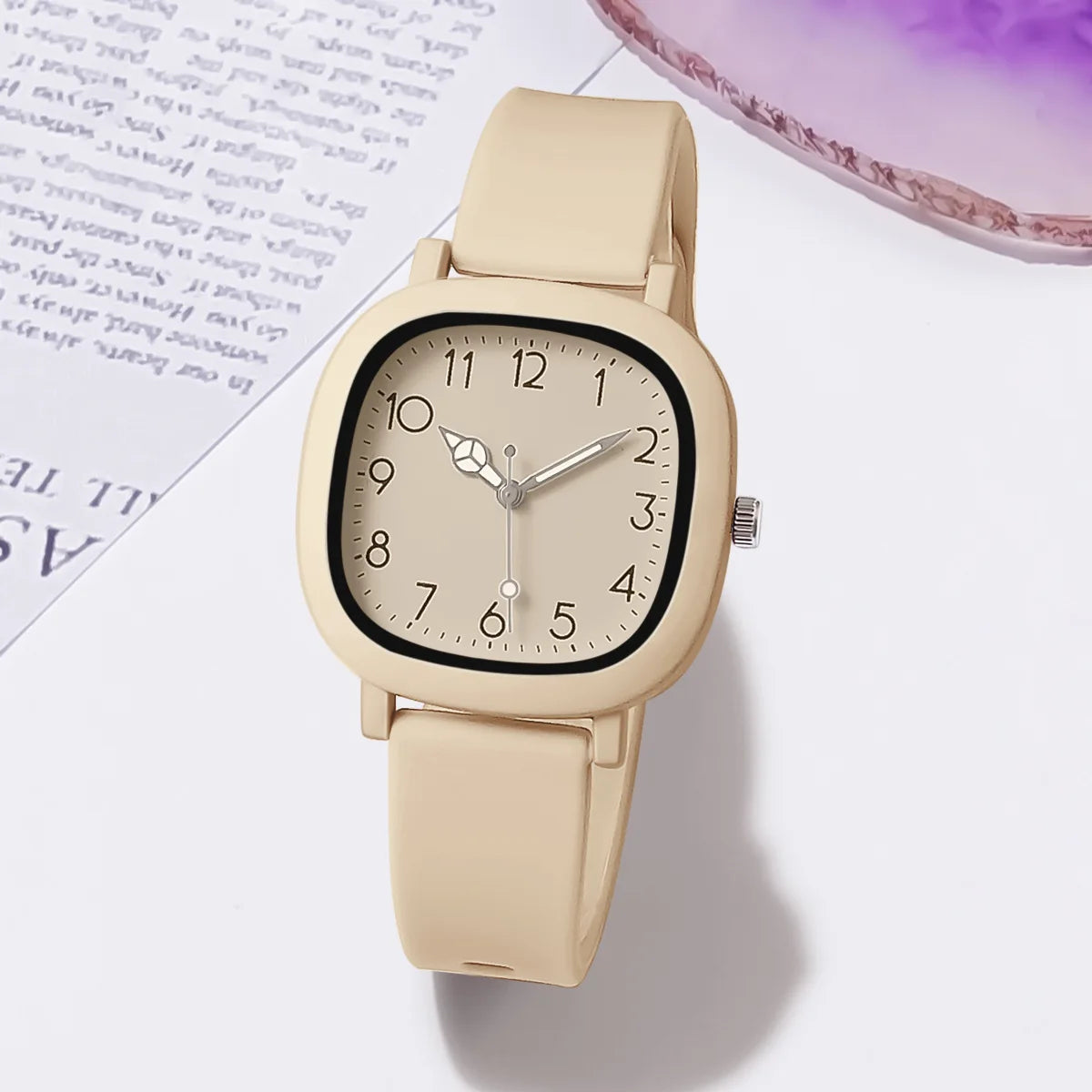 🐻 Fashion Brand Bear Women’s Quartz Watch – 2024 Casual Jelly Silicone Style