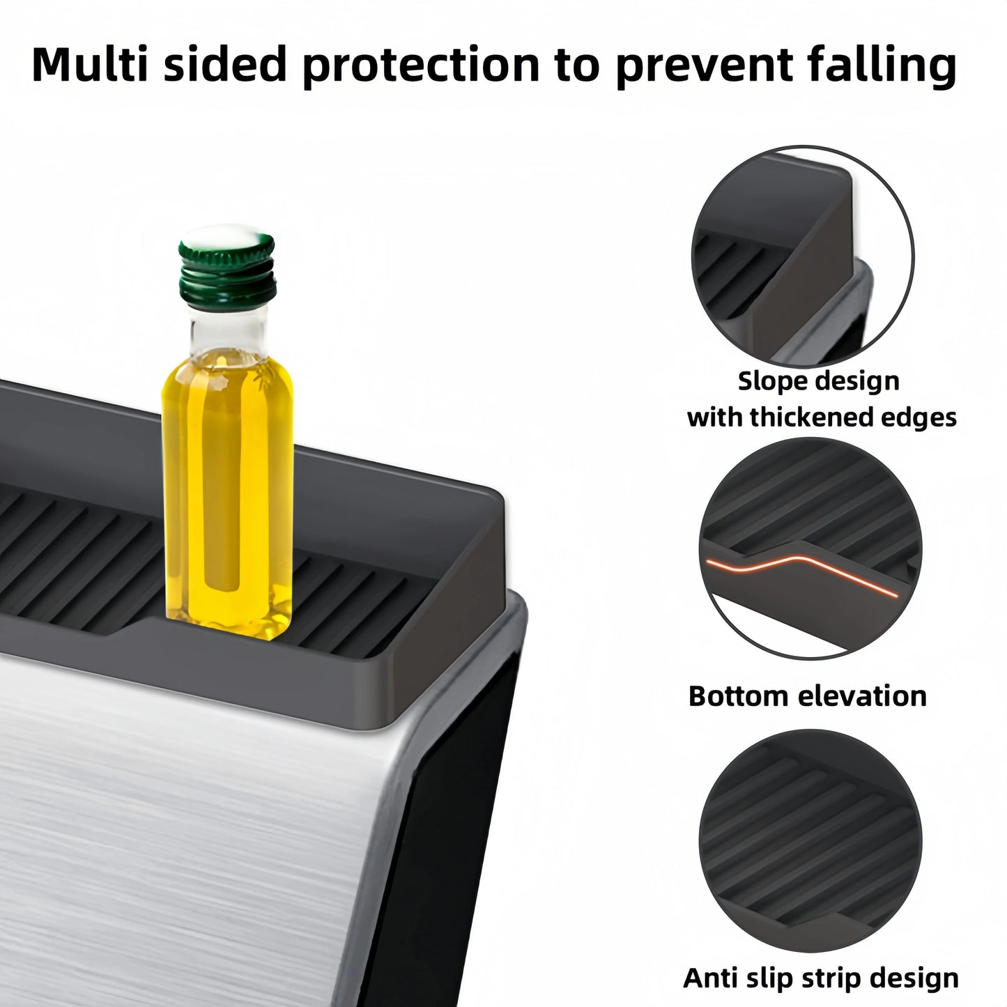 🧲 Space-Saving Magnetic Rack – Kitchen Organizer for Spices, Utensils, and More 🍳
