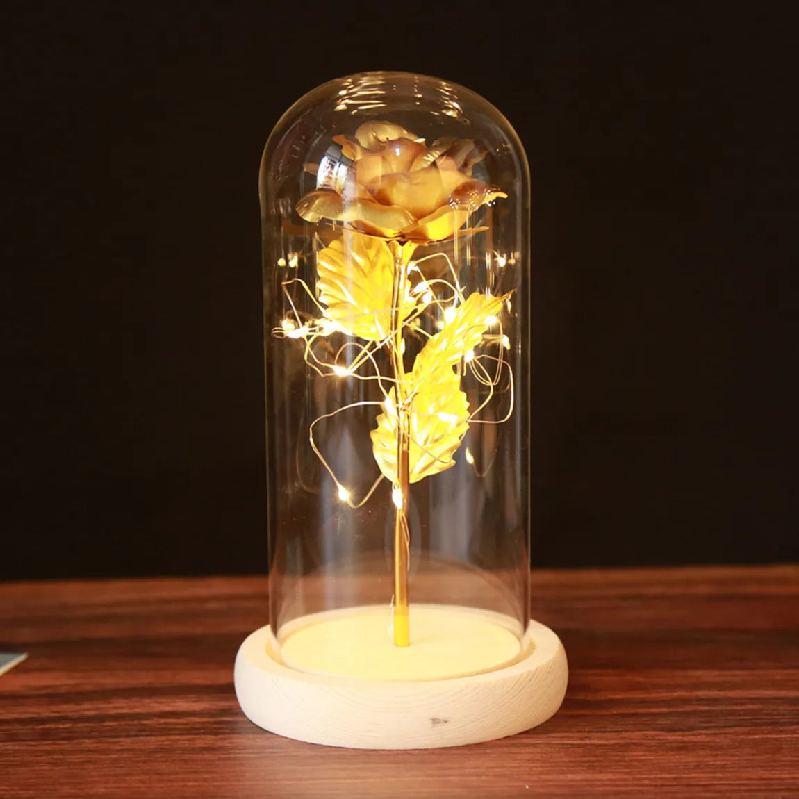 🌹 15/20CM-es LED Örök Rózsa – Tökéletes ajándék Neki 💡🎁