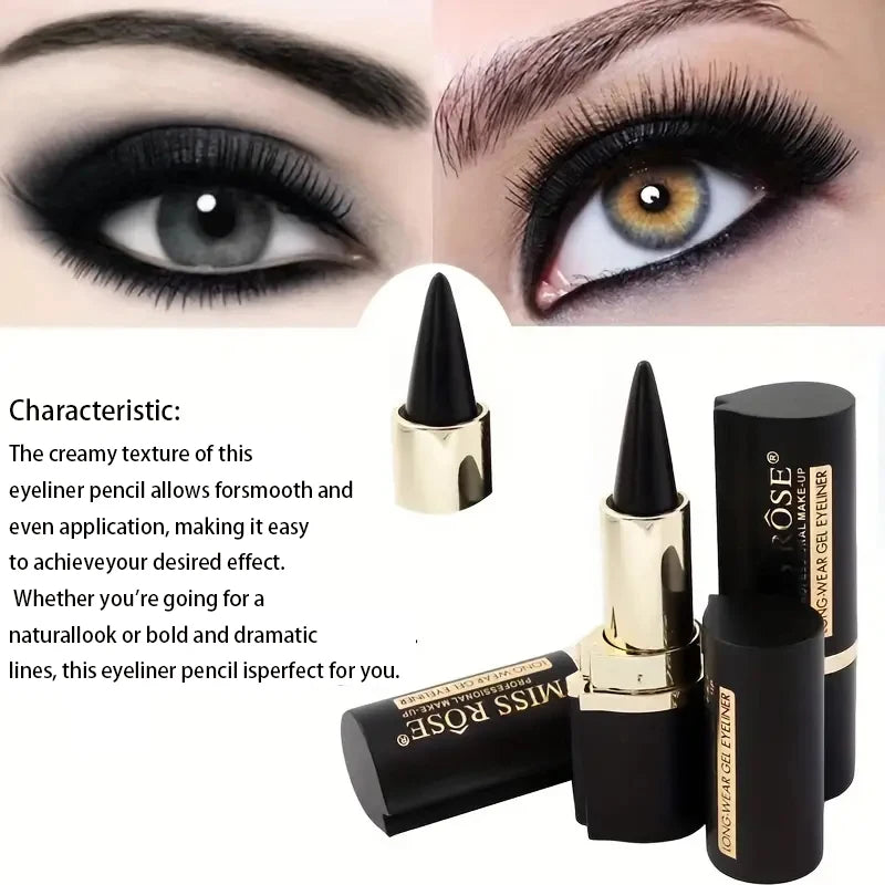 ✨ Creamy Texture Eyeliner Pencil – 1 or 2 Counts 🎨 Sweatproof & Easy to Apply