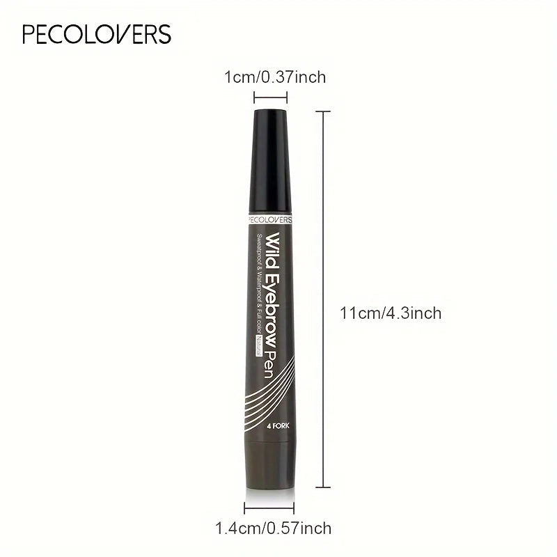 🌈 Waterproof 6-Color Eyebrow Tattoo Pen ✍️ 4 Split Tip Liquid Eyebrow Pencil 🖤 Floral Beauty Store