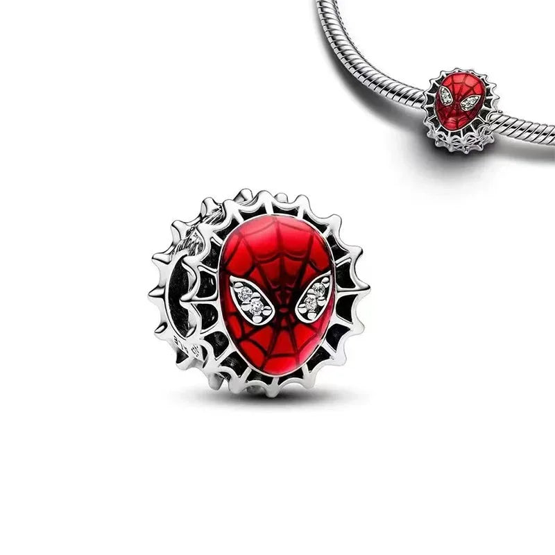 ✨ Marvel Charms – 🕷️ Spider-Man Series | Pandora-Style Bracelet Compatible