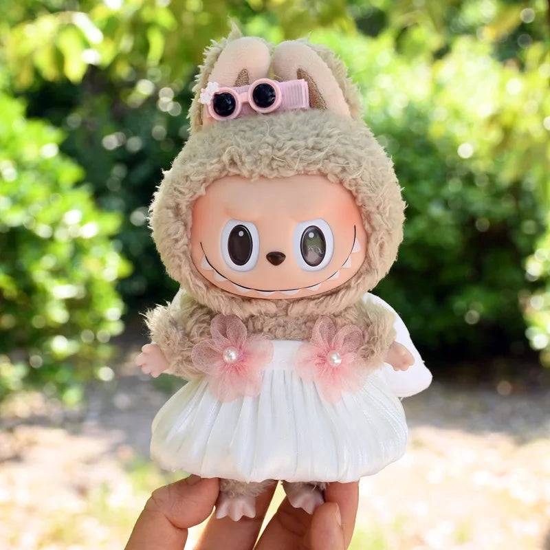 Labubu Spring Summer Dress – Fashion Clothes for 17cm Labubu Dolls