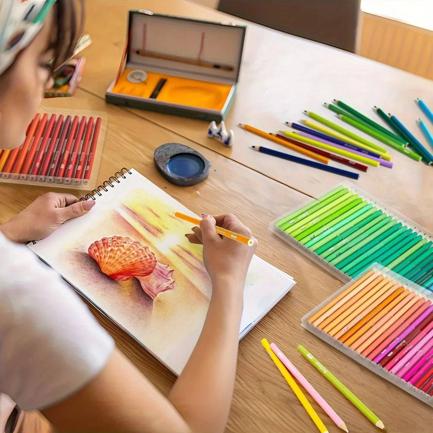 🎨🖍️✨ Brutfuner Premium Oil-based Colored Pencil Set – Vibrant, Safe & Precise!