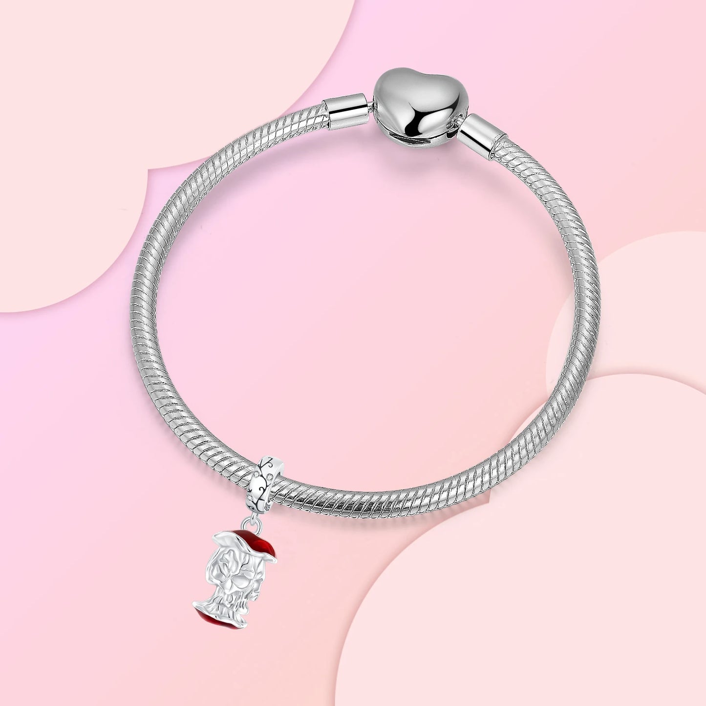 ✨ 925 Silver Halloween Charms – 💀 Skull, 🍎 Apple & 🍒 Cherry | Pandora-Style Bracelet Compatible