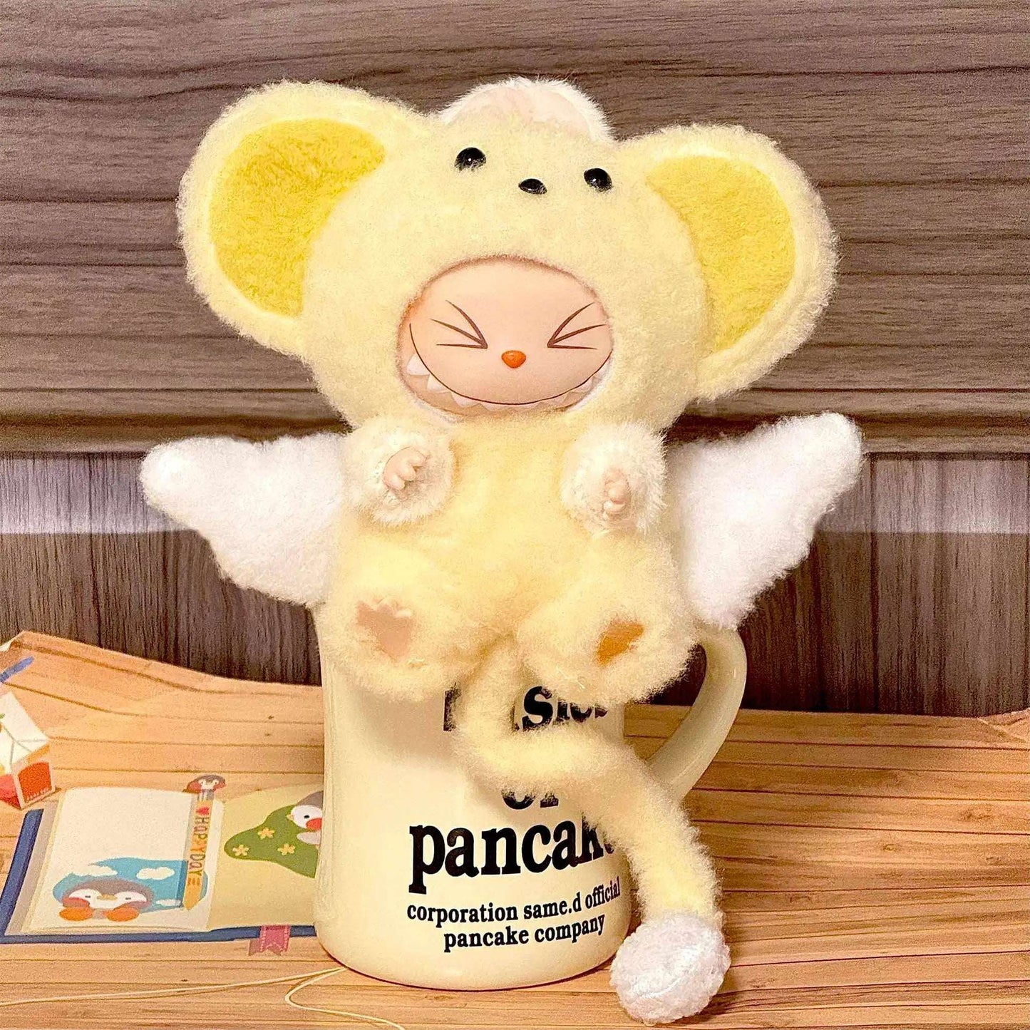 Labubu Wacky Mart Doll Costume – Cockroach & Fried Shrimp Outfits