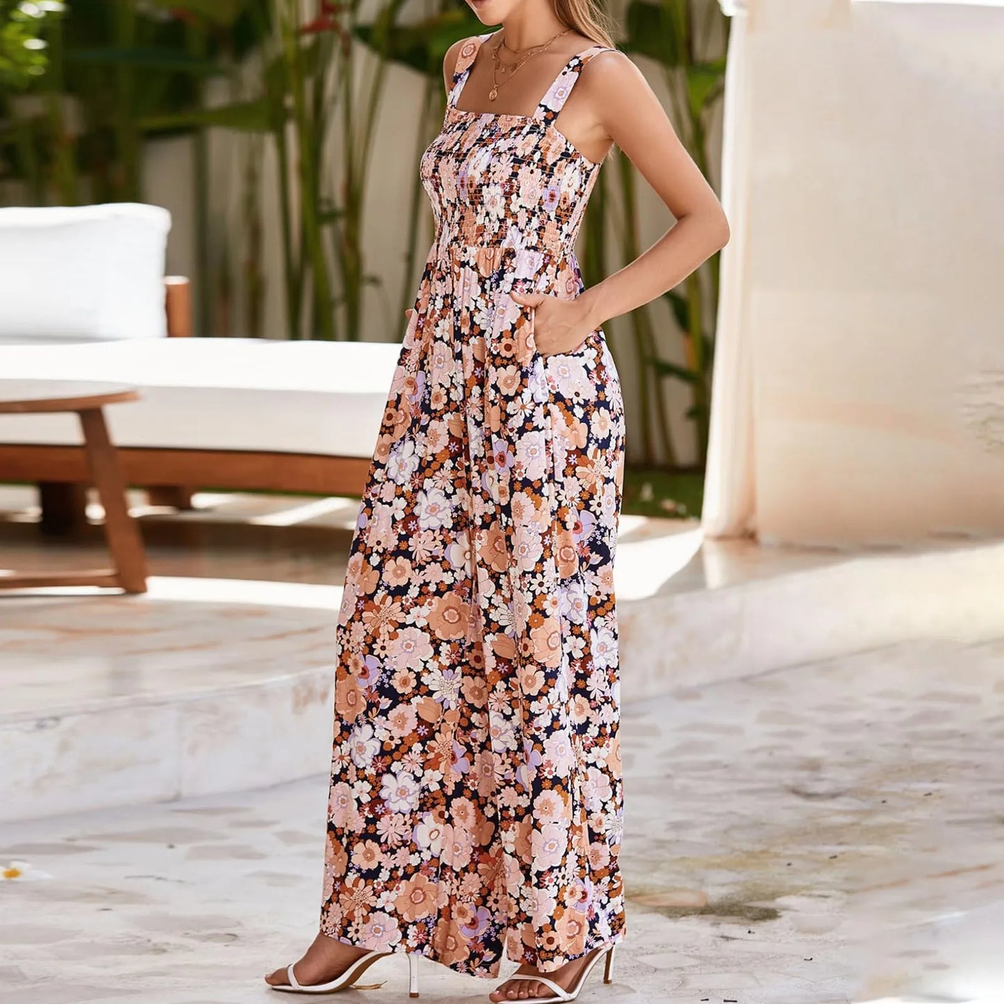 Bloom & Move Jumpsuit – Effortless Style with Roomy Pockets