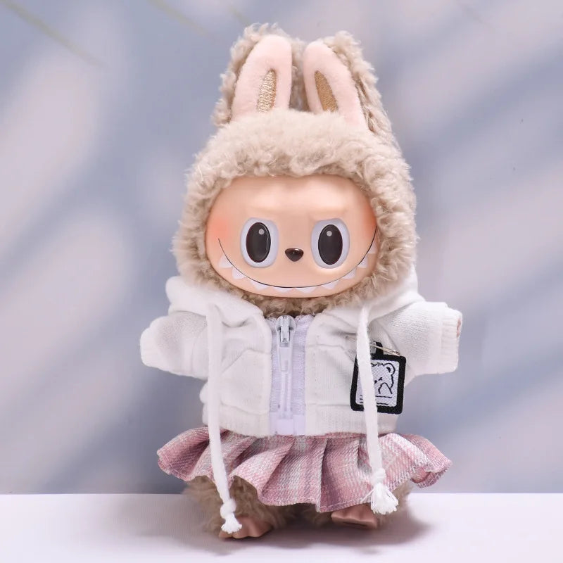 Labubu Spring Summer Dress – Fashion Clothes for 17cm Labubu Dolls
