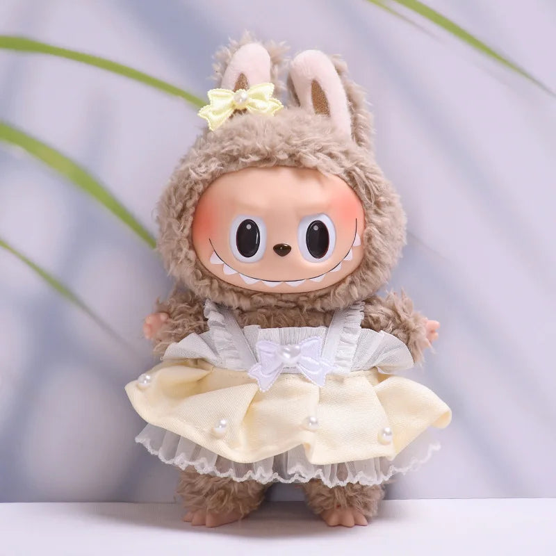 Labubu Spring Summer Dress – Fashion Clothes for 17cm Labubu Dolls