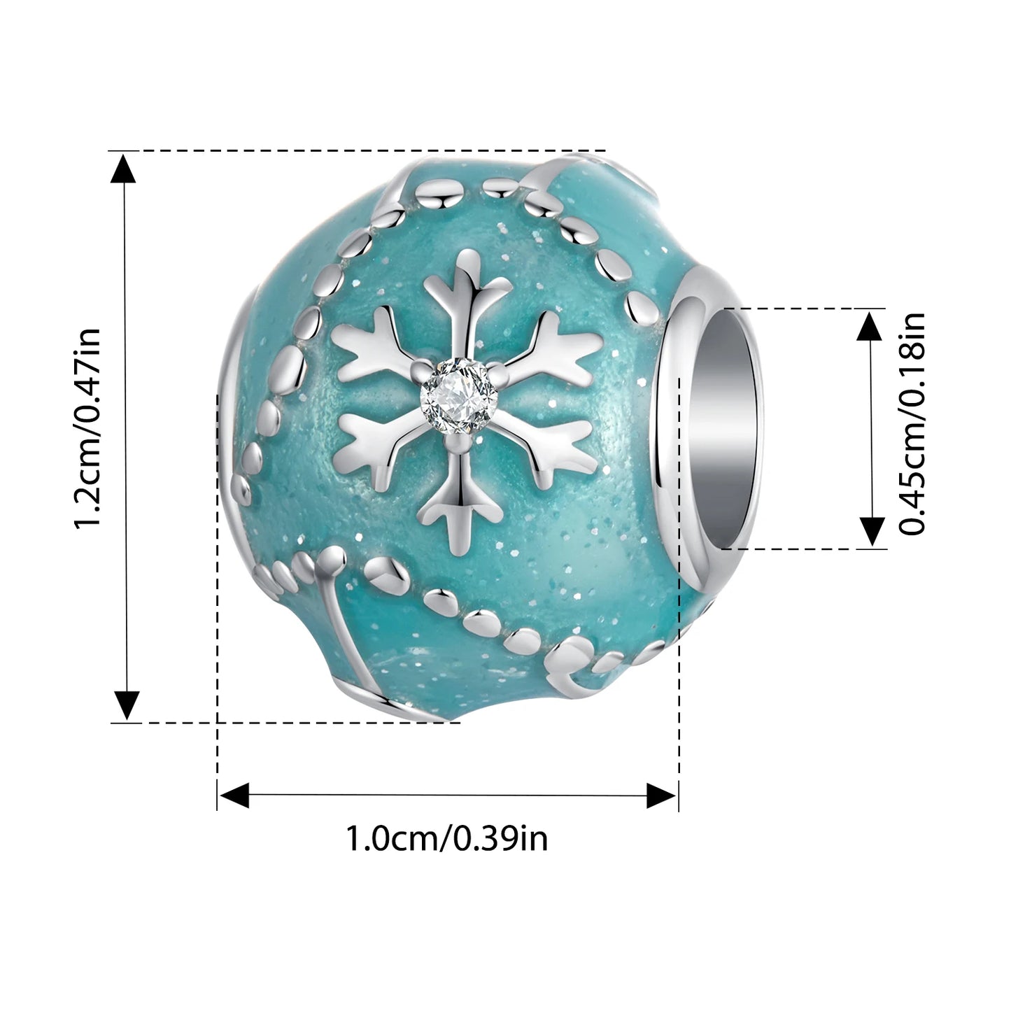 ✨ 925 Silver Winter Charms – ❄️ Snowflake & 🦋 Butterfly | Pandora-Style Bracelet Compatible
