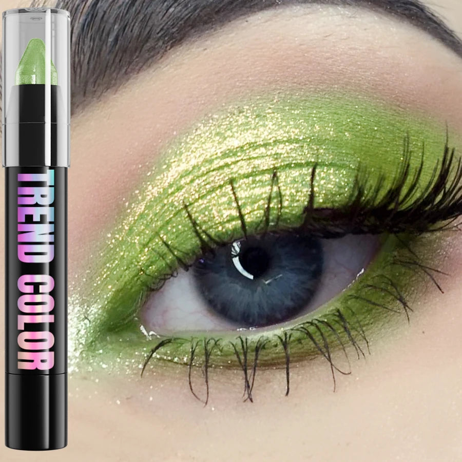🌈✨ 24-in-1-Lidschatten mit Perlglanzeffekt und Eyeliner-Stift 💫 – Ihr All-in-One-Zauberstab für die Augen!
