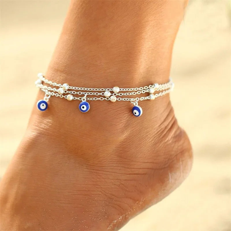 Elegant Daisy Flower Anklets for Women