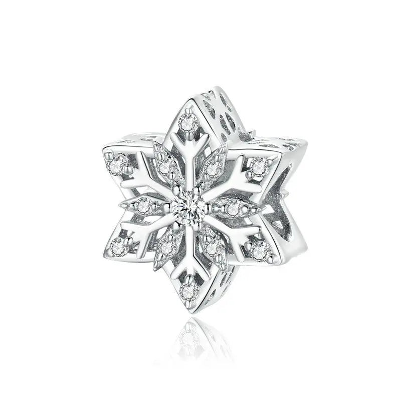 ✨ 925 Silver Winter Charms – ❄️ Snowflake & 🦋 Butterfly | Pandora-Style Bracelet Compatible