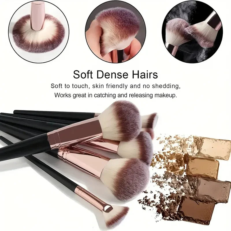 💄✨ Professional 3/20PCS Makeup Brushes Set – Soft & Fluffy Beauty Tools