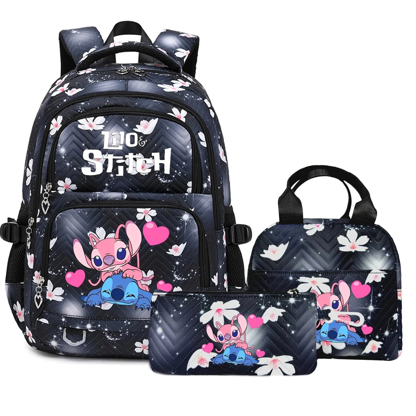 Lilo Stitch Large Capacity Backpack – Lightweight Daypack for School, Travel & Casual Use