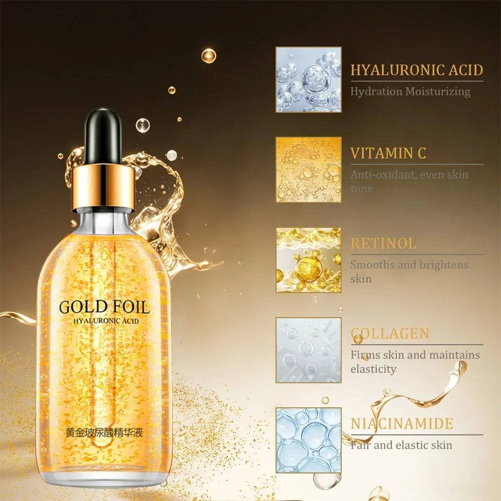 💧100ml Hyaluronic Acid & Nicotinamide Face Serum ✨ Anti-Aging, Lifting & Collagen Boosting Essence 🌸 Skincare