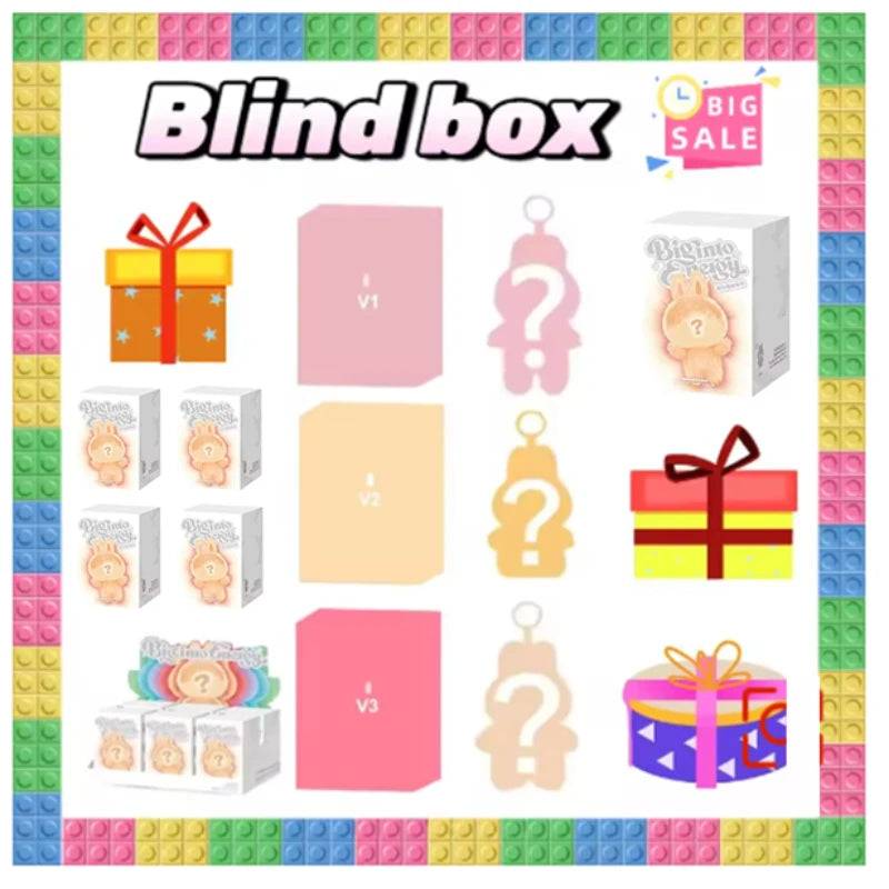 🧸 LABUBU Blind Box – Mini Plush Surprise Toy with Hook