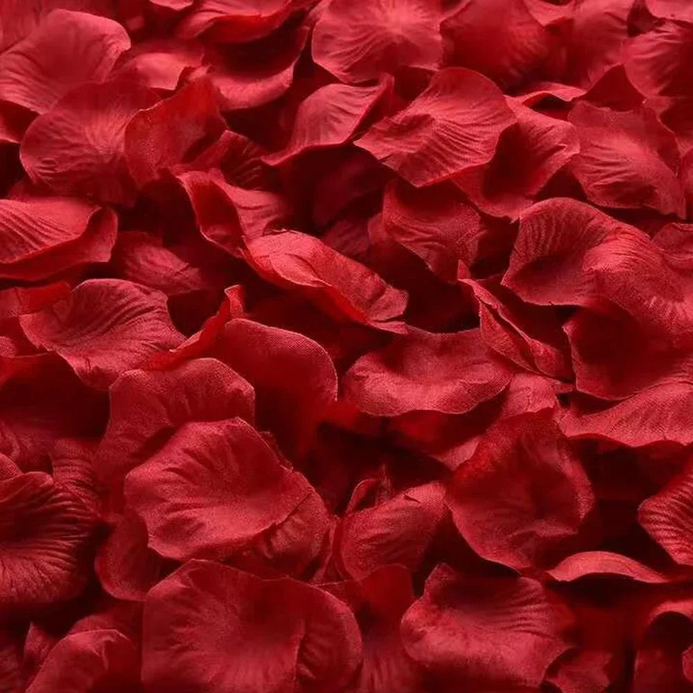 🌹 100/500/1000/5000/10000 db műrózsaszirom – selyemvirág-dekoráció esküvőkre és Valentin-napra 💐
