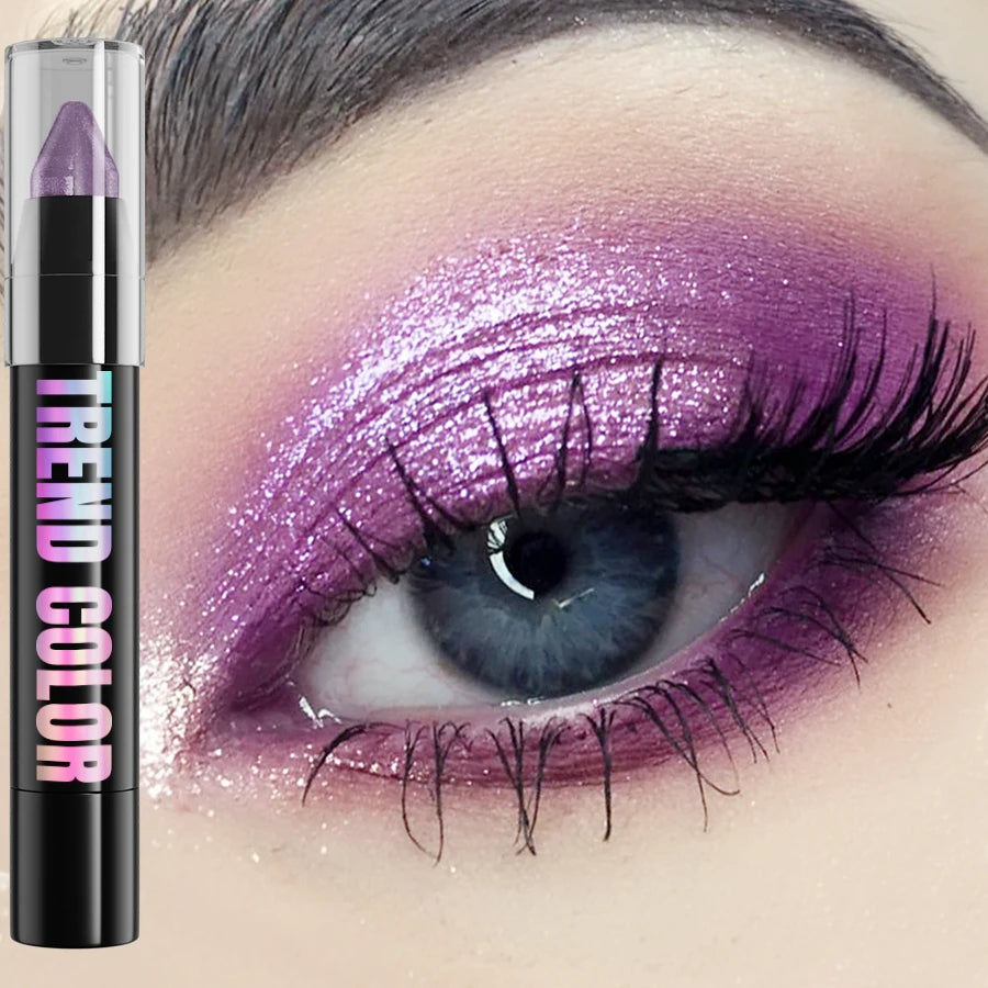 🌈✨ 24-in-1-Lidschatten mit Perlglanzeffekt und Eyeliner-Stift 💫 – Ihr All-in-One-Zauberstab für die Augen!