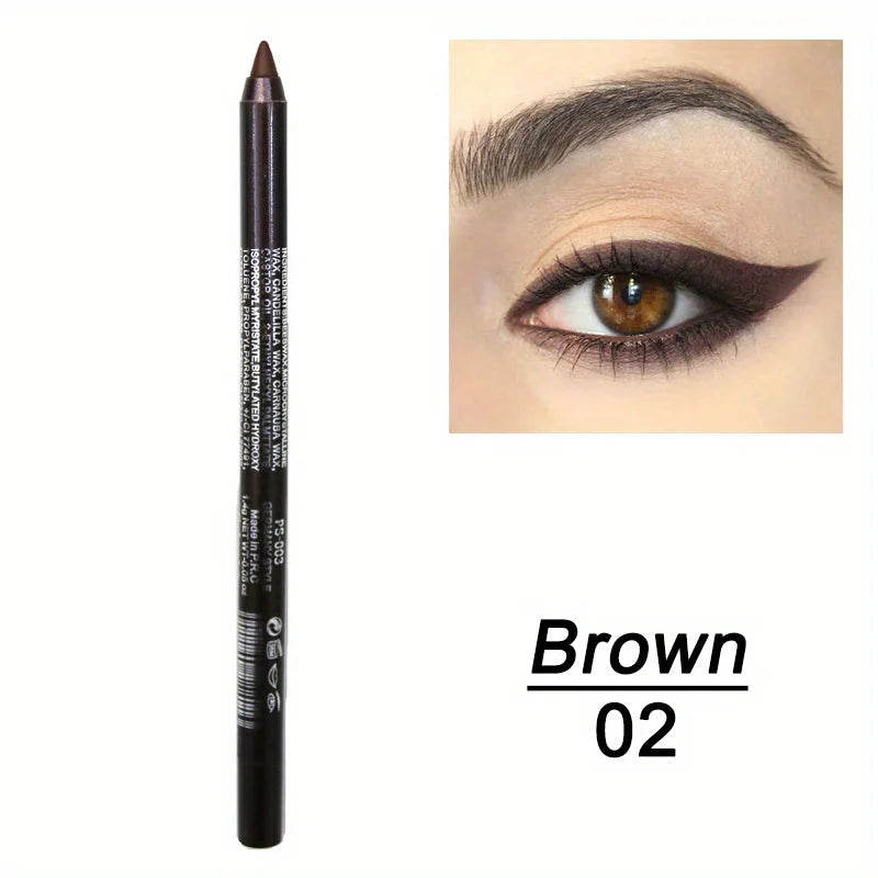 🌈 Wischfester Eyeliner mit hohem Glanz ✨ Wasserfest und kräftige Farben, die den ganzen Tag halten!